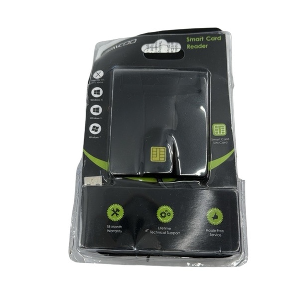 Saicoo DOD Military USB CAC Smart Card Reader: Mac OS & Windows Compatible‎ - Picture 1 of 2